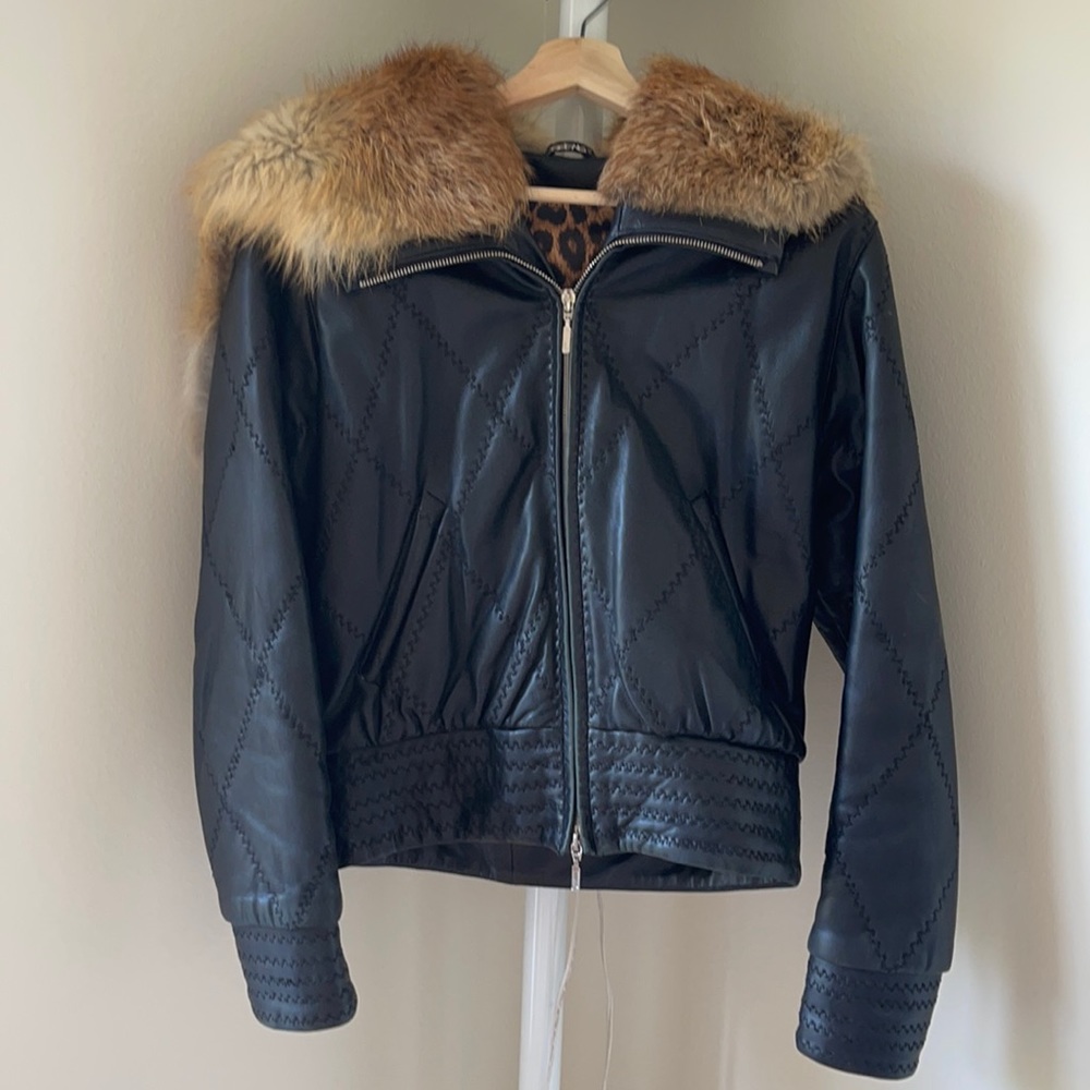 Leather jacket